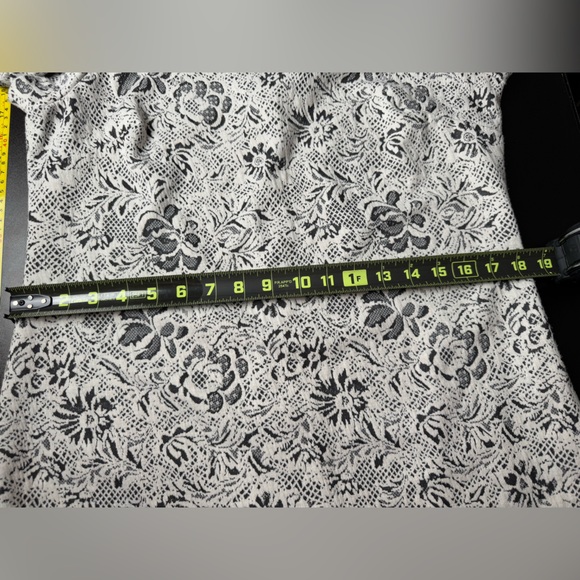 Calvin Klein Floral Knit Jacquard Sheath Dress-Gray-‎ size12 - Picture 7 of 10